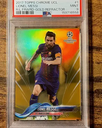 MESSI 2017 TOPPS CHROME /50