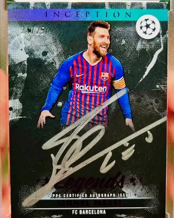 🇦🇷 INCEPTION LIONEL MESSI SILVER INK /25 🇦🇷