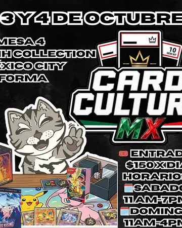 Esto es un poco de lo que debes saber para asistir a @cardculturemx y visitar nuestra mesa.