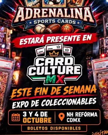 Adrenalina Sports Carda @emiliogactor estará en @cardculturemx este fin de semana con el stas chingonas cards y muchas más… #nfl #card #topp