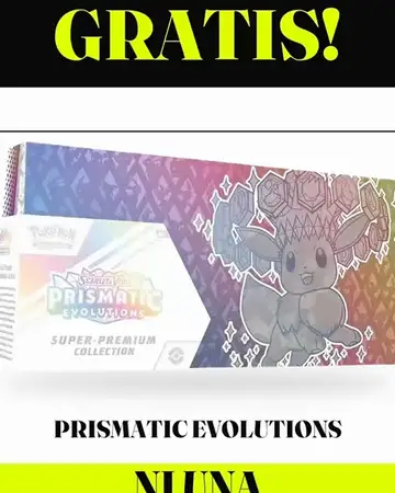 Ni una, ni dos… ¡TRES cajas de Prismatic Evolutions en sorteo GRATIS! ⚡️🎁