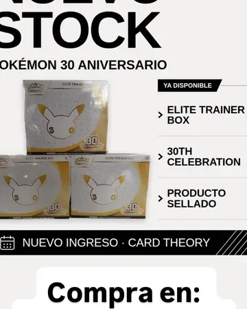 Visita: cardtheory.mx #pokemon #cartaspokemon #pokemon30thanniversary