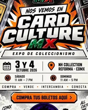 Nos vemos en Card Culture. Oct 3-4 en CDMX!