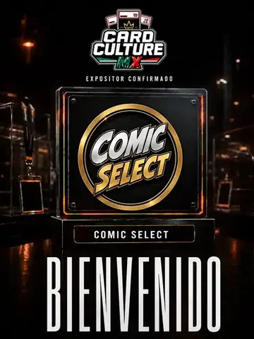 Una nueva parada obligatoria para todos los coleccionistas. 👀🔥 COMIC SELECT se suma como expositor confirmado a Card Culture MX, listo par