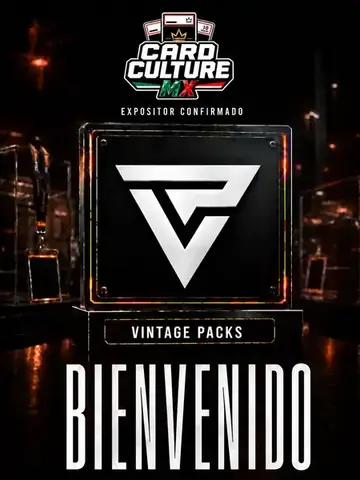 ¡VINTAGE PACKS SE SUMA A CARD CULTURE MX! 🔥 Este fin de semana podrás descubrir lo que llevarán al evento y compartir con una comunidad que